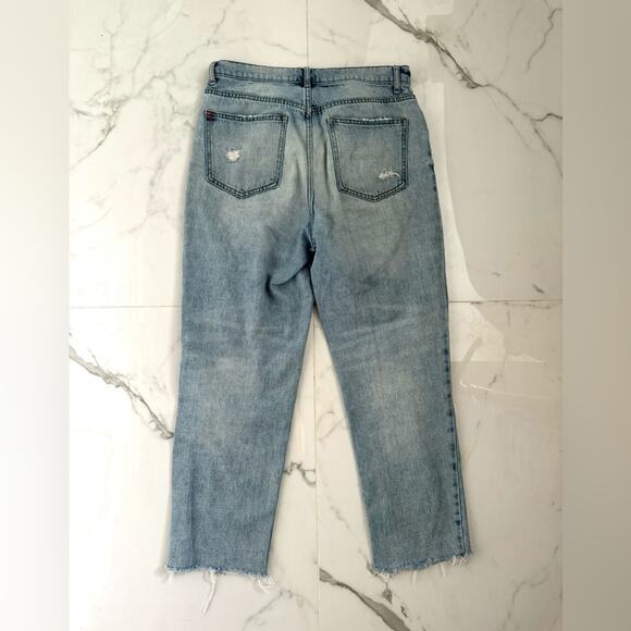 BDG Urban Outfitters Jeans Distress Rip Light High Rise Straight Women Size 29 - Picture 8 of 14